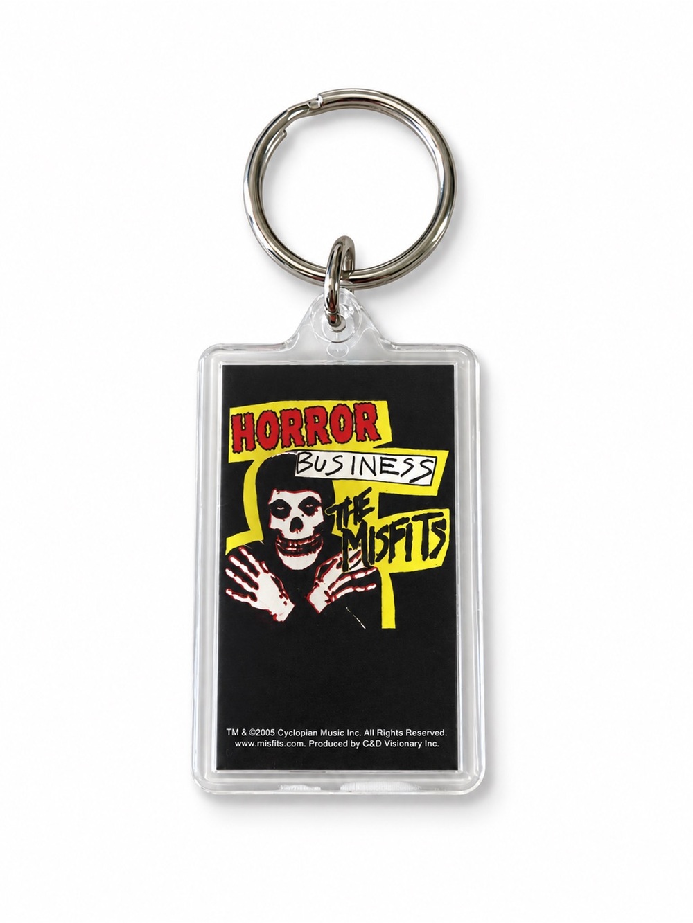 Vintage 2003 The Misfits Horror Business Keychain Punk Rock